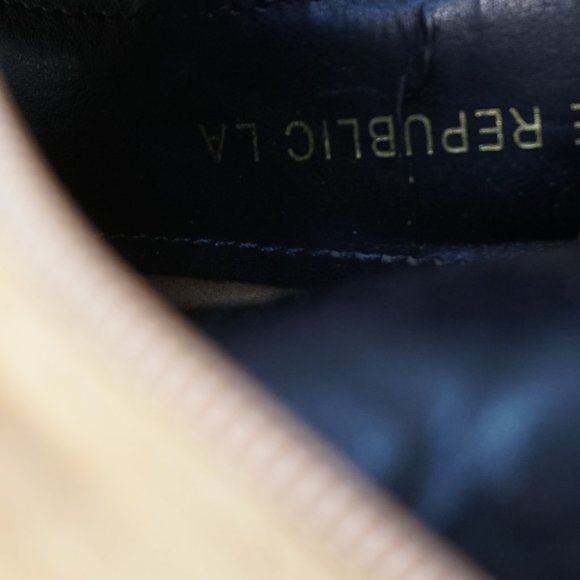 SHOE REPUBLIC NOAH Laceup Knee boot Tan Sz8 - Picture 14 of 14